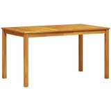  Vrtni set za objed 7 kom. Smeđa Čvrsto drvo akacije 140 x 80 x 74 cm | shoptok.hr