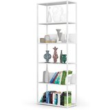 AKORD Regal V Loft Slogu Iz Kovine, Bela, (5000332489) | Shoptok.si