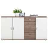 Boxxx KOMODA, bela, hrast sonoma | Shoptok.si