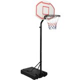 vidaXL Košarkarsko stojalo belo 237-307 cm polieten Cene