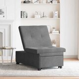  Krevet-sofa na razvlačenje Tamno siva 194 x 67 x 82 cm | shoptok.hr