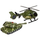  Set za igru helikopter i tenk - zeleni | shoptok.hr