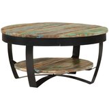  Stolić za kavu od masivnog obnovljenog drva 65 x 32 cm Cijene
