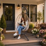  Viseća stolica - bež | shoptok.hr