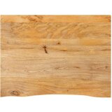 Stolna Mizna plošča z naravnim robom 80x60x3,8 cm trden mangov les, (21412028) Cene