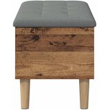  Klupa za odlaganje s jastučićem Drvo hrasta 82 x 42 x 46 cm | shoptok.hr
