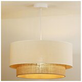  Duolla - BOHO luster na sajli 1xE27/40W/230V, prečnik 45 cm, krem/braon | Eponuda.com