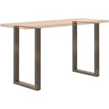  Noge za barski stol U-oblik 2 kom Prirodni čelik 60 x (90-91) cm Čelik | Eponuda.com