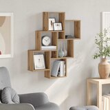  Zidna kockasta polica Artisan hrast 78x15x93 cm izrađeno drvo | shoptok.hr