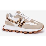 Boto Sneakers Sports Shoes Women's Leopard Beige Kalelia | Shoptok.si