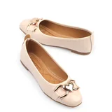 Capone Outfitters Ballerina Flats - Beige - Flat
