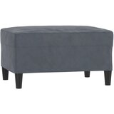  4-dijelni set sofa s jastucima tamnosivi baršunasti | shoptok.hr