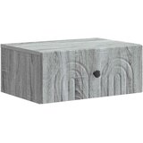  Stenski nočni omarici s predalom Siva Sonoma 49 x 34,5 x 20 cm, (5000209725) | Shoptok.si