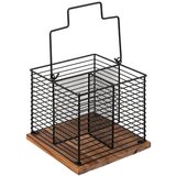 5five FIVE ORGANIZATOR ZA KUHINJSKI PRIBOR 18,5X18,5X29 CM, ŽELJEZO/ACACIA Cijene