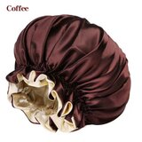 INF Dvoslojna kapa za tuširanje za ženske, nepremočljiva in za večkratno uporabo coffee, (21685962) | Shoptok.si
