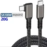 Kabl ugaoni 4k 60Hz 100W kt-usbc070 usb-c 3.2 ( 11-515 )