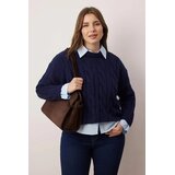 Trendyol ženski džemper Tbbaw26An00047, tamnoplavi | Eponuda.com