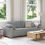 vidaXL Sedežna garnitura Svetlo siva Kovina Velika Vzdržljiva | Shoptok.si