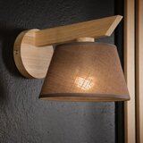  Zidna svetiljka ANTONIO 1xE14/40W/230V hrast | Eponuda.com