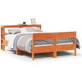 vidaXL Okvir kreveta bez madraca voštano smeđi 120x200 cm od borovine | shoptok.hr