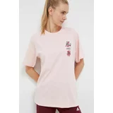 Puma Bombažna kratka majica X LIBERTY roza barva