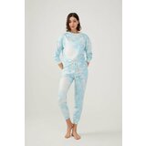 LOS OJOS Pajama Set - Blue - Batik print Cene