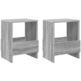  Regal za revije 2 pcs Siva Sonoma 35 x 30 x 45 cm, (5000152850) | Shoptok.si