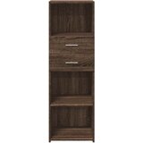  Visoka komoda boja hrasta 40 x 42,5 x 124 cm konstruirano drvo | Eponuda.com