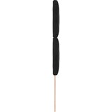  LED glava kreveta Crna 90 cm Baršun | shoptok.hr