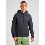 Nike M NK TCH FLC FZ WR HOODIE, muški duks, crna FB7921