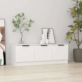 TV omarica bela 102x35x36,5 cm inženirski les, (20729954) Cene