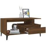  Stolić za kavu smeđi hrast 90x49x45 cm konstruirano drvo | shoptok.hr