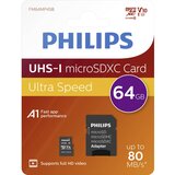 Philips Micro SDXC kartica 64GB Class 10 + SD adapter | shoptok.hr