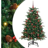 vidaXL Umestno božično drevo Zelena 150 cm PVC, kovina in plastika | Shoptok.si