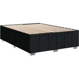 vidaXL Box spring postelja z vzmetnico črna 140x200 cm blago | Shoptok.si