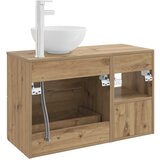  Set namještaja za kupaonicu 2 kom. Hrast artisan | Eponuda.com
