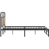  Metalni okvir kreveta bez madraca boja hrasta 160x200 cm | shoptok.hr