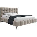 MID.YOU OBLAZINJENA POSTELJA 160 cm x 200 cm , les, tekstil, leseni material bež | Shoptok.si