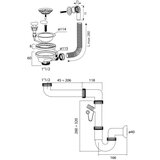 Sink Solution Sifon POP-UP granit | Shoptok.si