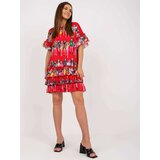RUE PARIS Dress-CHA-SK-1407-4.17P-red | Shoptok.si
