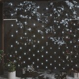 vidaXL Božićna svjetlosna mreža hladna bijela 3 x 2 m 204 LED | shoptok.hr
