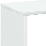 vidaXL Sobna pregrada / regal za knjige bijeli 69,5x29x69,5 cm drveni | shoptok.hr