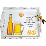  Poslužavnik U vinu je mudrost u pivu je snaga... Š16018 | shoptok.hr