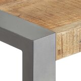  Blagovaonski stol 70 x 70 x 75 cm od masivnog grubog drva manga - Siva 70 x 70 x 75 cm 1 Grubo masivno drvo manga | shoptok.hr