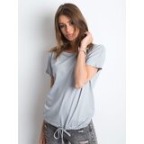 BASIC Feel Good T-shirt-RV-TS-4834.18P-light grey Cijene