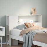 vidaXL Vzglavje s predelki bela 90 cm trdna borovina Cene