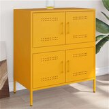 vidaXL Komoda boja senfa 68 x 39 x 79 cm čelični | shoptok.hr
