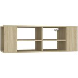 vidaXL Stenska TV omarica sonoma hrast 102x35x35 cm iverna plošča, (20620845) | Shoptok.si