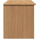 vidaXL Skrinja s pokrovom Panama 79x42x46 cm trdna borovina | Shoptok.si