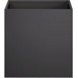  Vrtna saksija Crna 35 x 35 x 35 cm Čelična vrata | shoptok.hr
